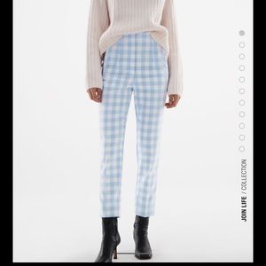 Zara highwaisted gingham pants